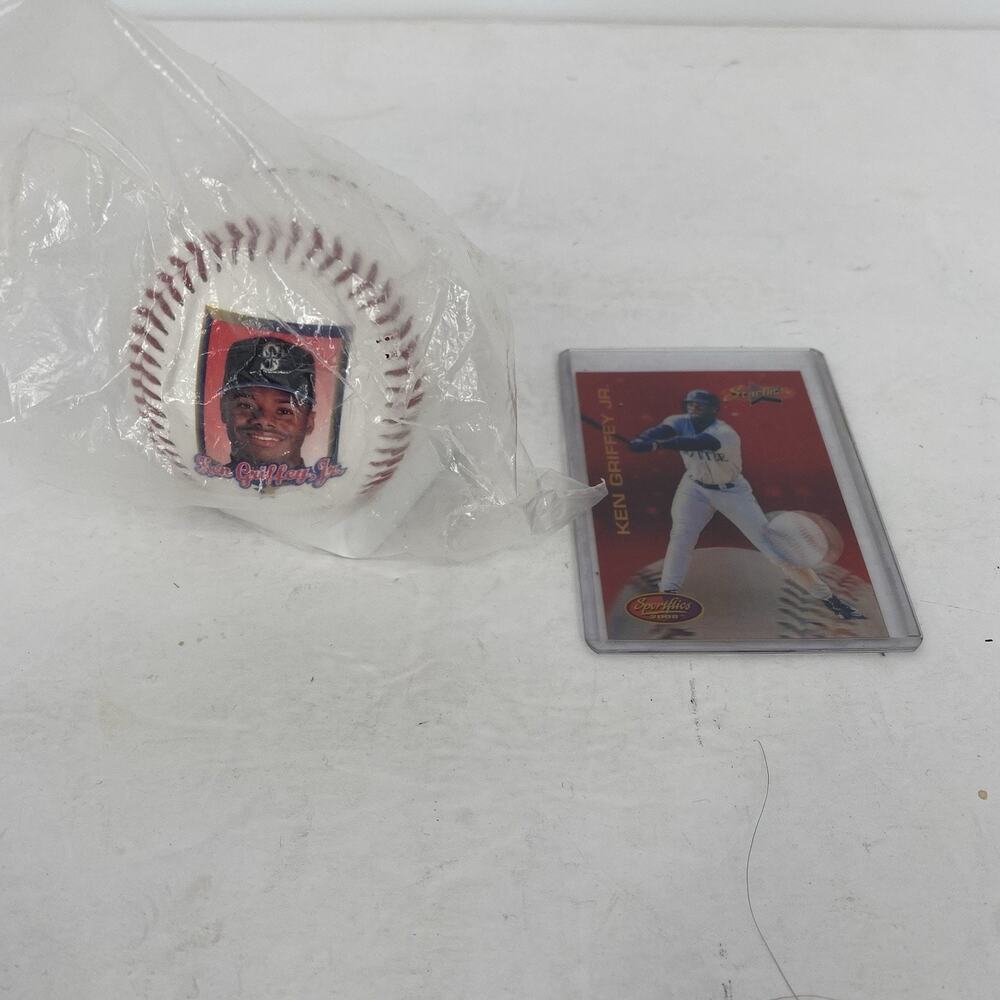 Ken Griffey Jr 1994 Hologram Card + Wheaties All Star Baseball Sealed